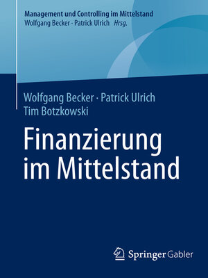 cover image of Finanzierung im Mittelstand